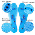 Myzoora Magnet Magnetic Plus Elastomer Transparent Silicone Massage Insole Health Massage Insole Magnetic Therapy Anti-fatigue