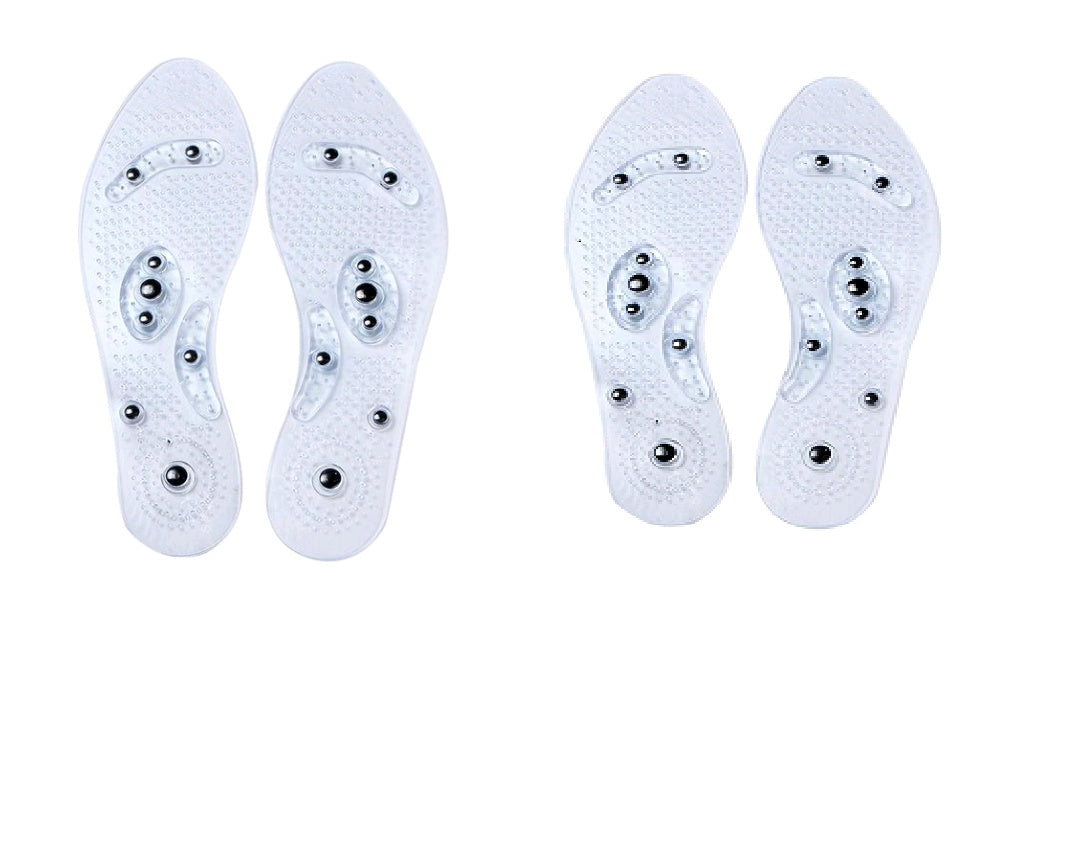 Myzoora Magnet Magnetic Plus Elastomer Transparent Silicone Massage Insole Health Massage Insole Magnetic Therapy Anti-fatigue