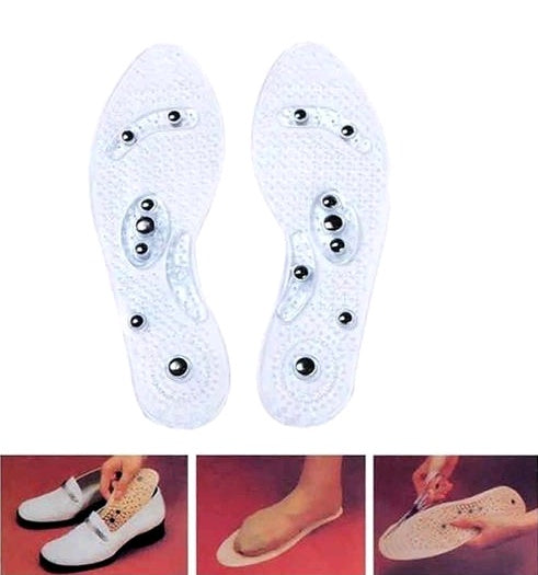 Myzoora Magnet Magnetic Plus Elastomer Transparent Silicone Massage Insole Health Massage Insole Magnetic Therapy Anti-fatigue