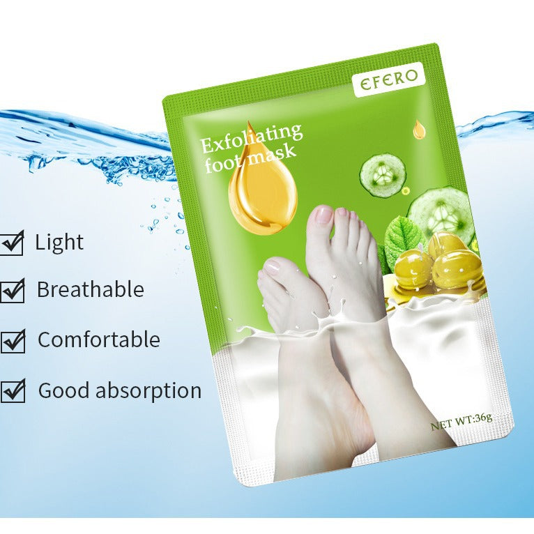 Myzoora New Exfoliating Foot Mask Foot SPA Pedicure Socks Removing Dead Skin Whitening Heels Feet Peeling Anti Cracked Foot Skin Care